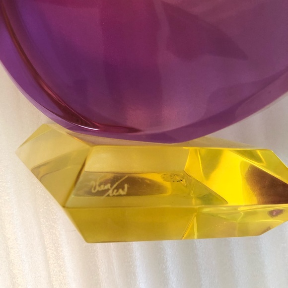 Hivo Van Teal signed lucite sculpture - Picture 7 of 8